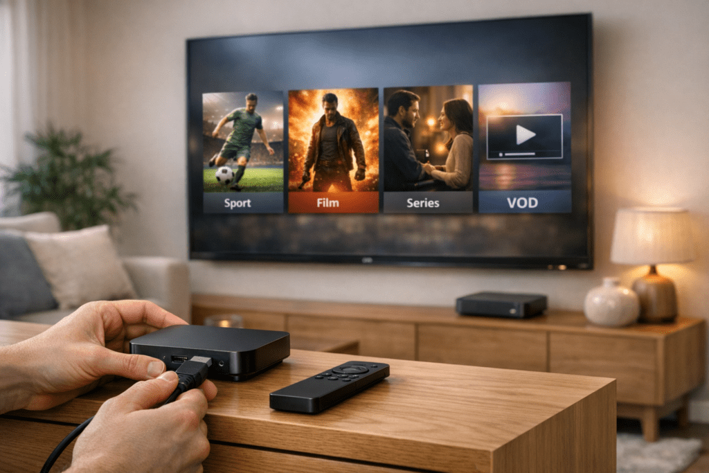 Chaînes disponibles avec un boîtier TV